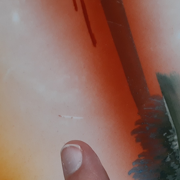 Chikaramachi Porcelain Hand Painted Handled Plate, Fair Condition - Picture 3 of 8